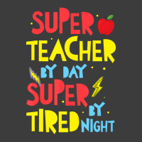 Super Teacher By Day Super Tired By Night Superhero Teacher Men's Polo Shirt | Artistshot