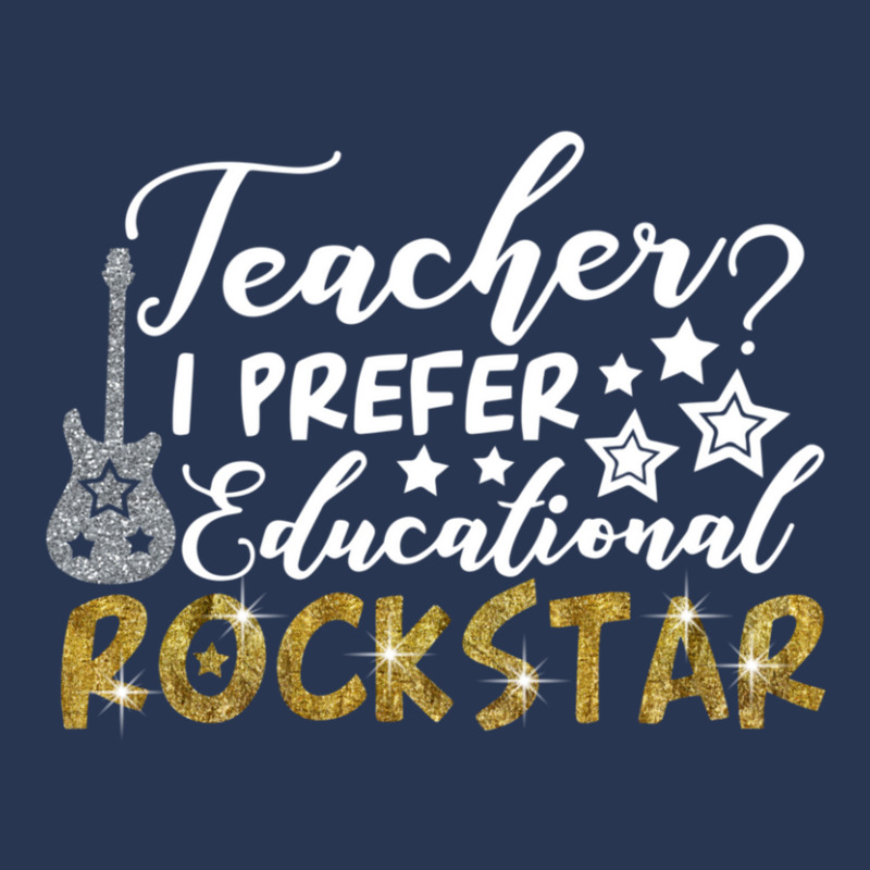 Teacher I Prefer Educational Rockstar Men Denim Jacket | Artistshot