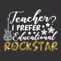 Teacher I Prefer Educational Rockstar Vintage Hoodie And Short Set | Artistshot