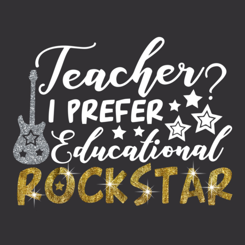 Teacher I Prefer Educational Rockstar Vintage Hoodie And Short Set | Artistshot