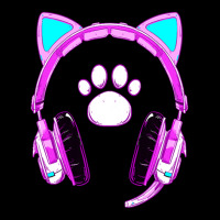 Cat Ear Headsets Headphones Kitty Maternity Scoop Neck T-shirt | Artistshot