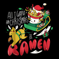 Funny Christmas Ramen All I Want For Christmas Is Ramen Xmas Men's Long Sleeve Pajama Set | Artistshot