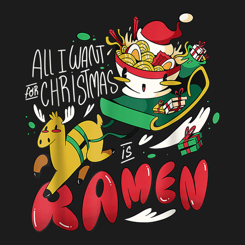 Funny Christmas Ramen All I Want For Christmas Is Ramen Xmas Hoodie & Jogger set by robeijopicar | Artistshot