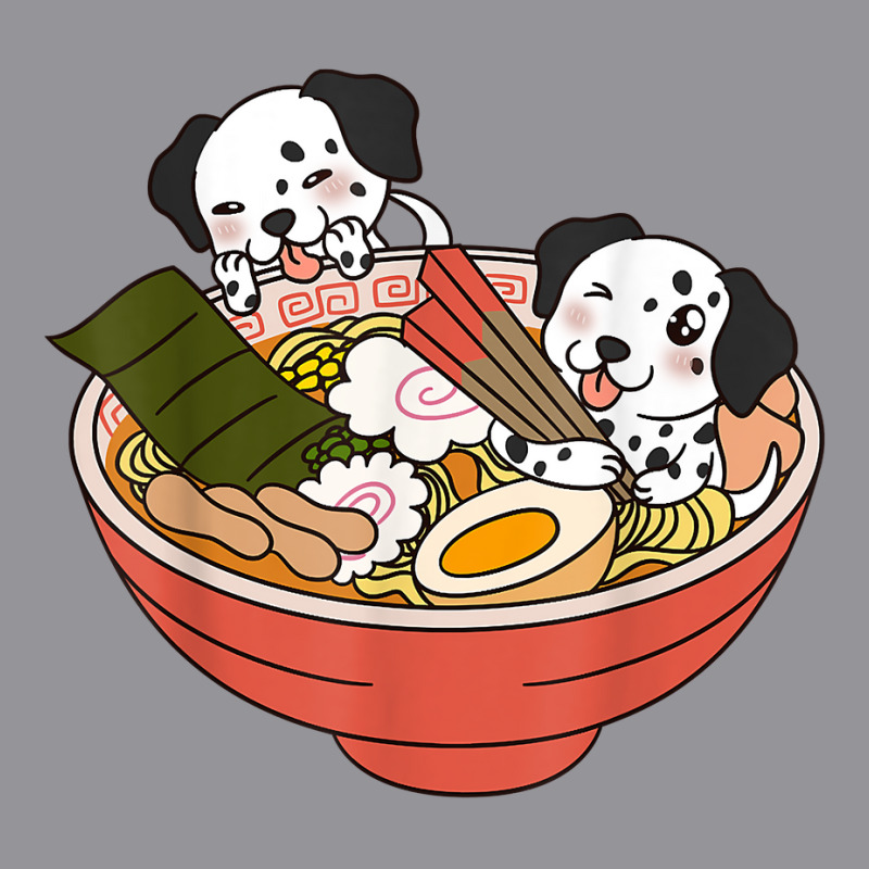 Funny Dalmatian Dog Ramen 3/4 Sleeve Shirt by robeijopicar | Artistshot