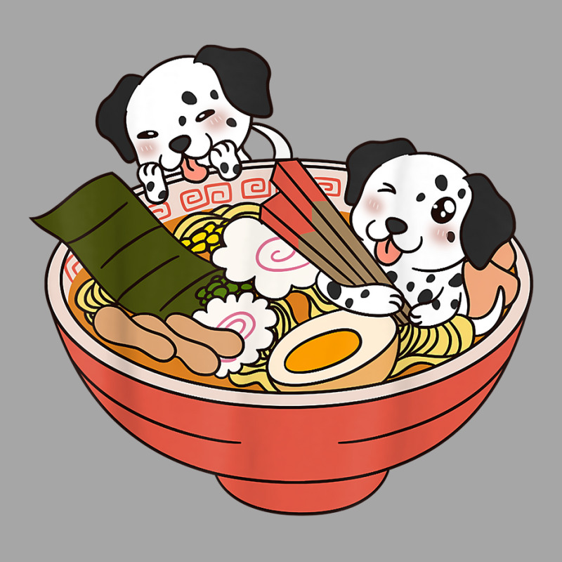 Funny Dalmatian Dog Ramen Men's Polo Shirt by robeijopicar | Artistshot