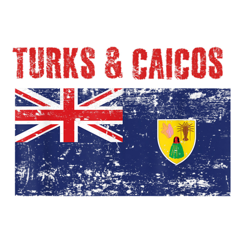 Men Women Turks & Caicos National Pride Distress Flag T Shirt V-Neck Tee by hamlerf | Artistshot