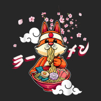 Funny Fox Eating Ramen Cute Japanese Vixen Noodles Men's T-shirt Pajama Set | Artistshot