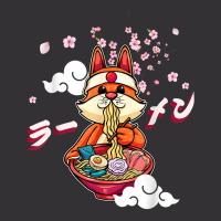 Funny Fox Eating Ramen Cute Japanese Vixen Noodles Vintage Short | Artistshot