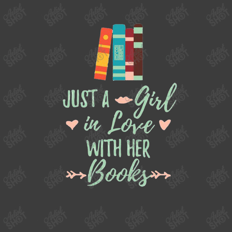 A Girl In Love With Her Books Bookworm Book Lover Men's Polo Shirt | Artistshot