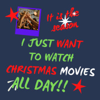 I Just Want To Watch Christmas Movies All Day Classic Men Denim Jacket | Artistshot