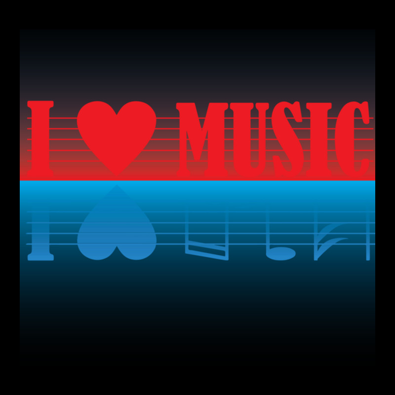 I Love Music Essential Zipper Hoodie | Artistshot