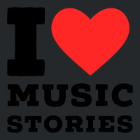 I Love Music Stories Classic Crewneck Sweatshirt | Artistshot