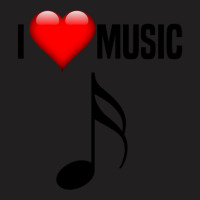 I Love Music. For All Music Lovers & Fans Classic T-shirt | Artistshot