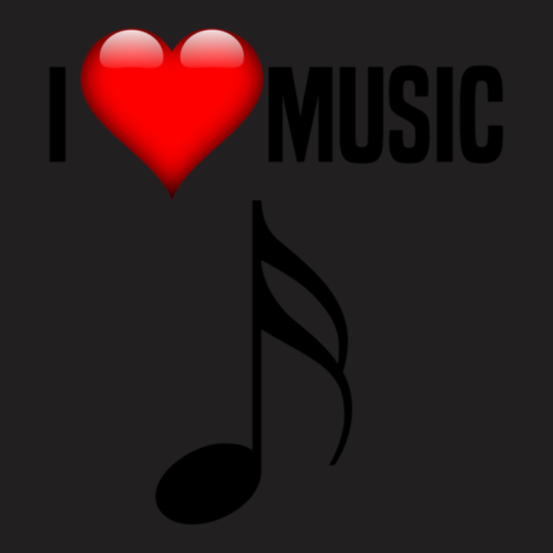 I Love Music. For All Music Lovers & Fans Classic T-shirt | Artistshot