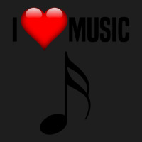 I Love Music. For All Music Lovers & Fans Classic Classic T-shirt | Artistshot