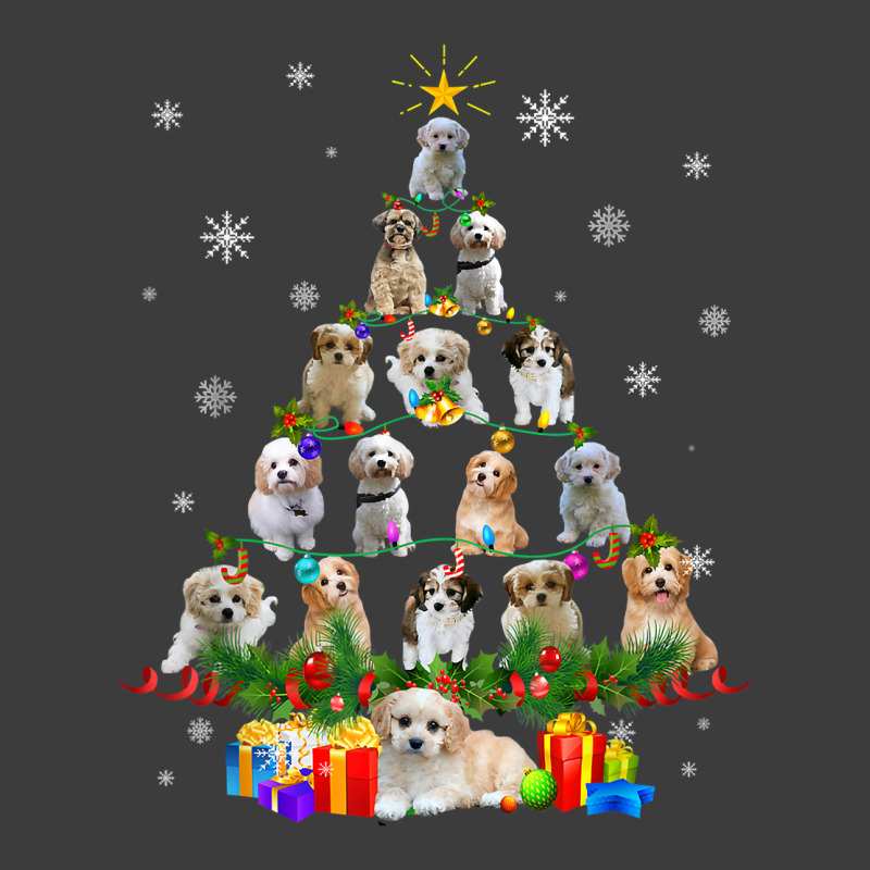 Cavachon Christmas Tree Lights Funny Lover Dog Xmas Pajamas T Shirt Men's Polo Shirt by pacerbe | Artistshot