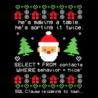 Coder Santa Claus Sql Clause Is Coming To Town Christmas T Shirt Pocket T-shirt | Artistshot