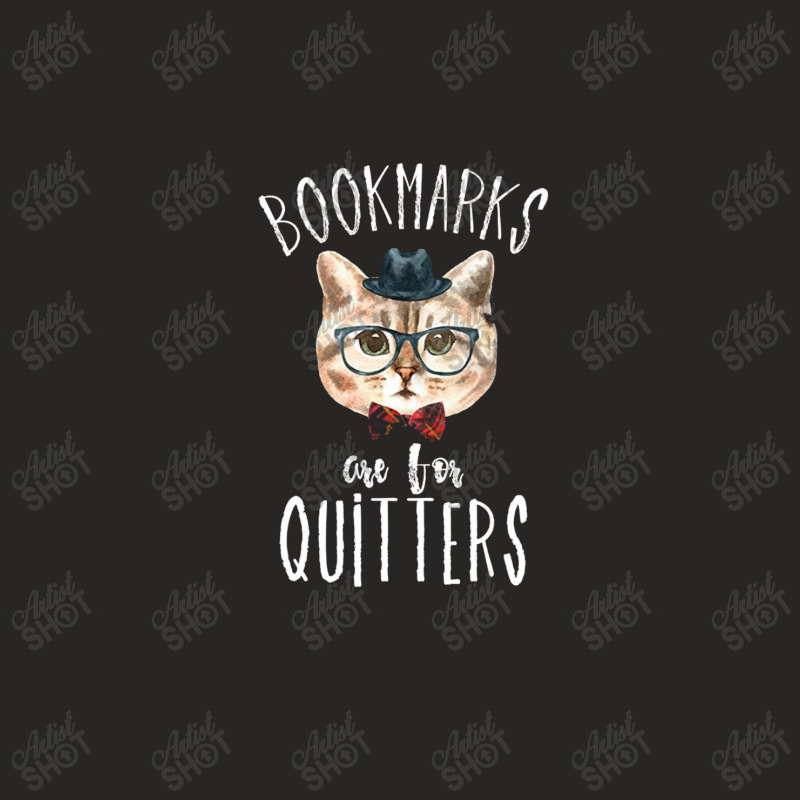 Bookmarks Are For Quitters T Shirt Ladies Fitted T-Shirt by hoainv | Artistshot