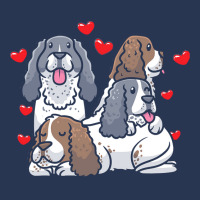 English Springer Spaniel T  Shirt English Springer Spaniel Dog Heart M Men Denim Jacket | Artistshot