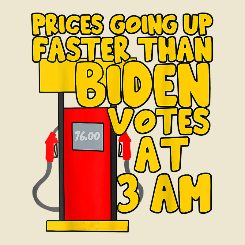 Gas Prices Are Going Up Faster Than Biden Votes At 3 Am T Shirt Cropped Hoodie by atereabag | Artistshot