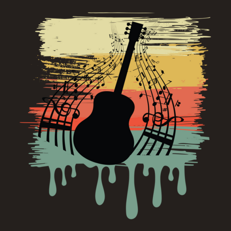 Guitar Vintage Dripping Tank Top | Artistshot