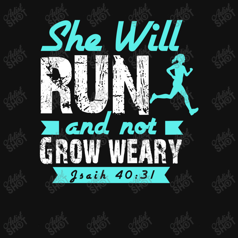 She Will Run And Not Grow Weary Apple Watch Band | Artistshot