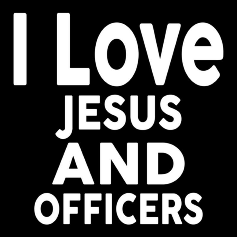 I Love Jesus And Officers  For Officer Unisex Jogger by ErlinaFontanillaSantos | Artistshot