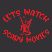 Lets Watch Scary Movies Gift Halloween Essential Vintage Hoodie | Artistshot