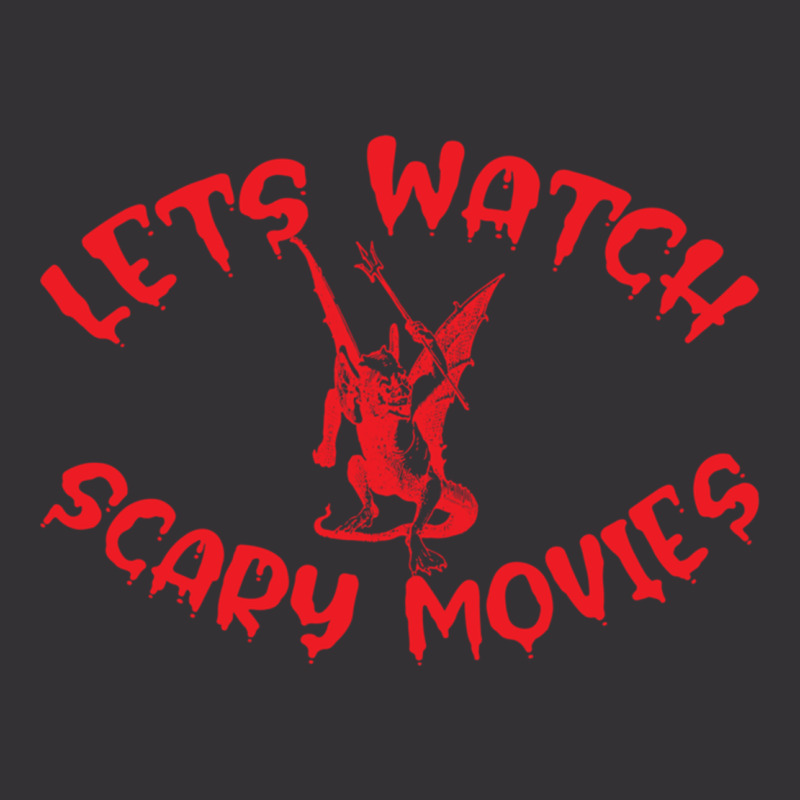 Lets Watch Scary Movies Gift Halloween Essential Vintage Hoodie And Short Set by WeisenbadennisAlan | Artistshot