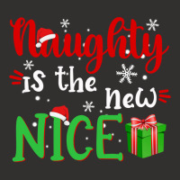 Naughty Is The New Nice Funny Santa Joke Christmas Humor Long Sleeve T Champion Hoodie | Artistshot