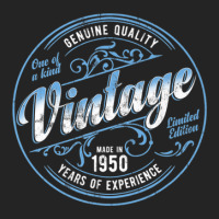 Vintage Born In 1950 Genuine & Original Birthday 3/4 Sleeve Shirt | Artistshot