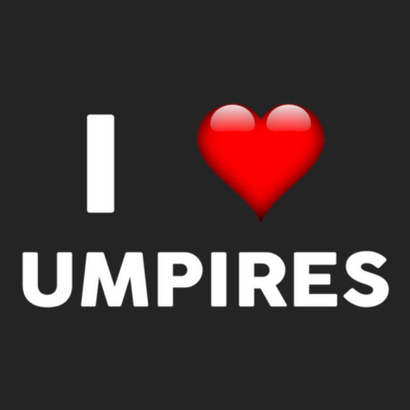 I Love Umpires  For Umpire 3/4 Sleeve Shirt by ErlinaFontanillaSantos | Artistshot