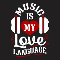 Music Is My Love Language  Music Valentines Gifts Essential T-shirt | Artistshot