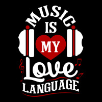 Music Is My Love Language  Music Valentines Gifts Essential V-neck Tee | Artistshot