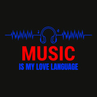 Music Is My Love Language Classic Scorecard Crop Tee | Artistshot