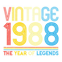 1988. Vintage 1988 Birthday Gifts For Legends Born Made 1988 Baby Tee | Artistshot