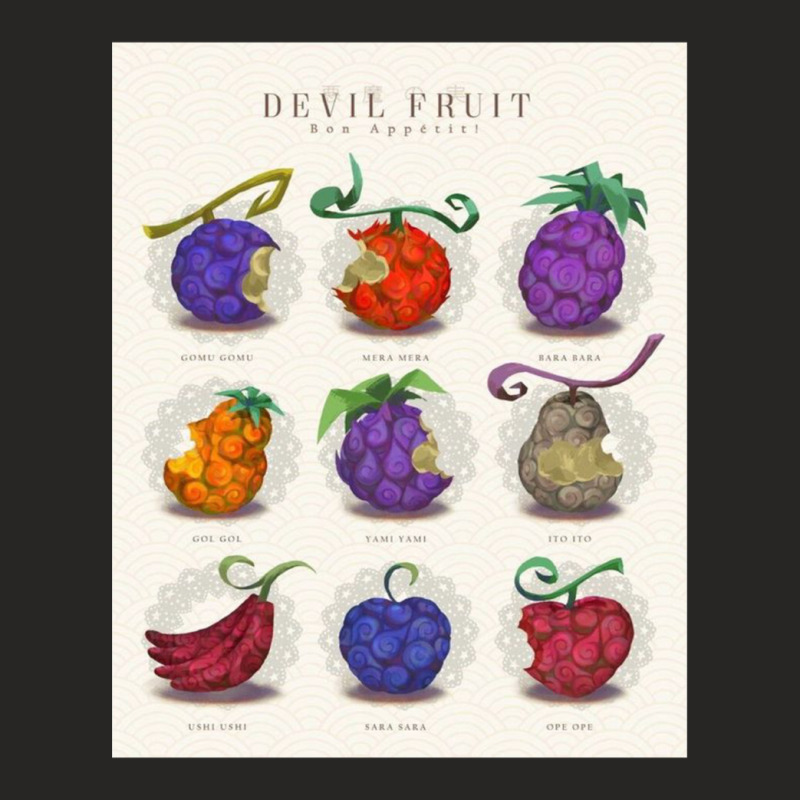 The Fruits Of The Devil Good Appetite D Ladies Fitted T-Shirt by JamesBratcher | Artistshot