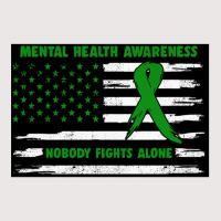 Mental Health Awareness American Flag Nobody Fights Alon Pocket T-shirt | Artistshot