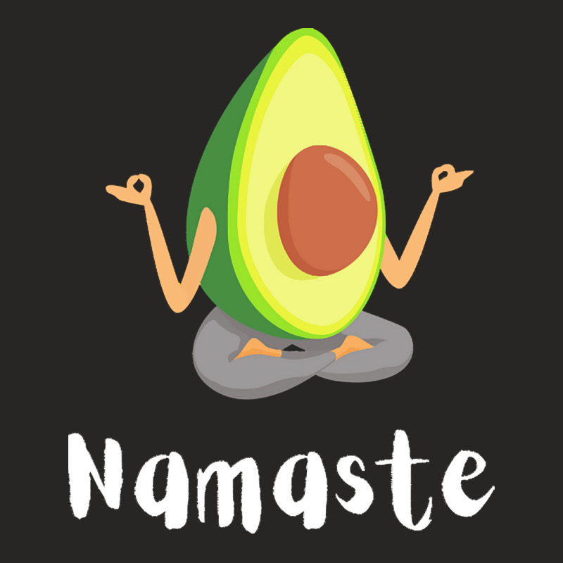 Namaste Meditation T  Shirt Avocado Meditation T  Shirt Ladies Fitted T-Shirt by gilberthand916 | Artistshot