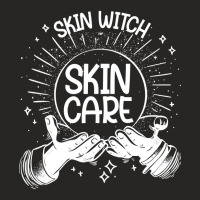 Skin Witch Skincare Lover Halloween Esthetician Sweatshirt Ladies Fitted T-shirt | Artistshot