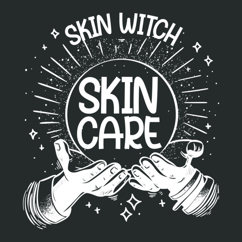 Skin Witch Skincare Lover Halloween Esthetician Sweatshirt Women's Triblend Scoop T-shirt | Artistshot