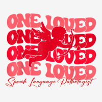 One Loved Speech Language Pathologist Cupid Valentines Day T Shirt Youth 3/4 Sleeve | Artistshot