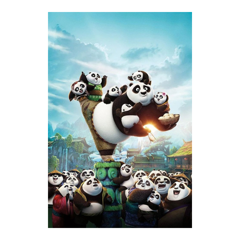 Kung Fu Panda 3 Poster Men's T-shirt Pajama Set | Artistshot