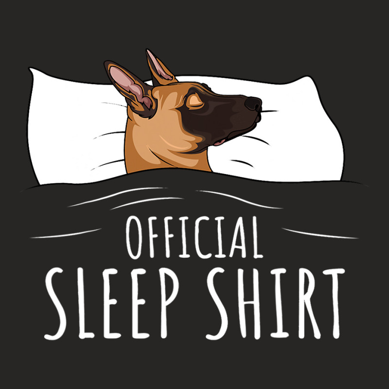 Official Sleep Malinois Dog 1 Ladies Fitted T-Shirt by XAVIERESPREE | Artistshot