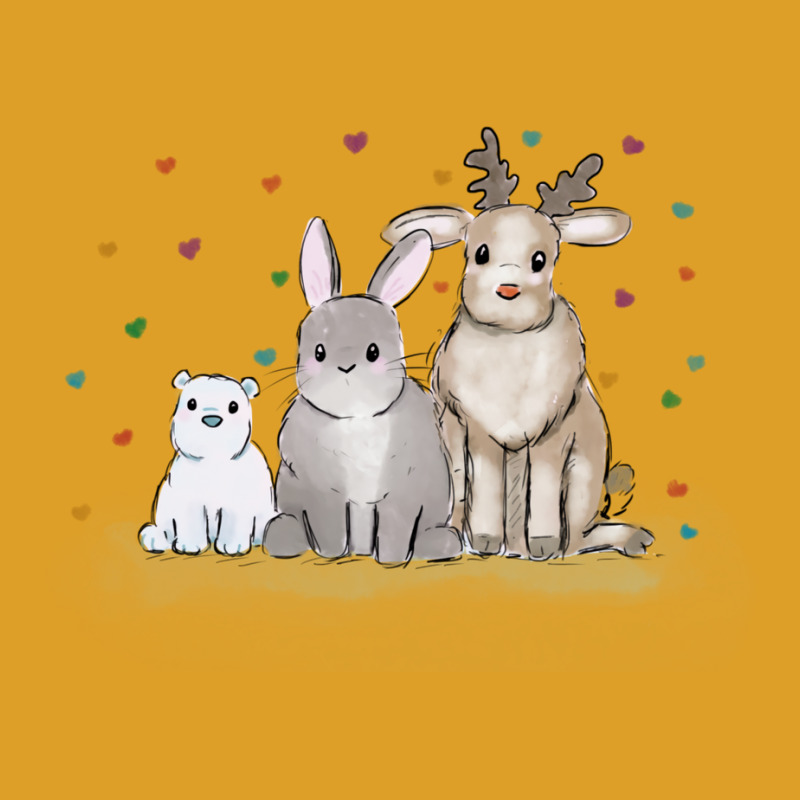 Christmas Bunny And Friends T-shirt | Artistshot