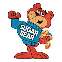 Classic Sugar Bear Super Sugar Crisp Cereal Bear Mascot Character V-neck Tee | Artistshot