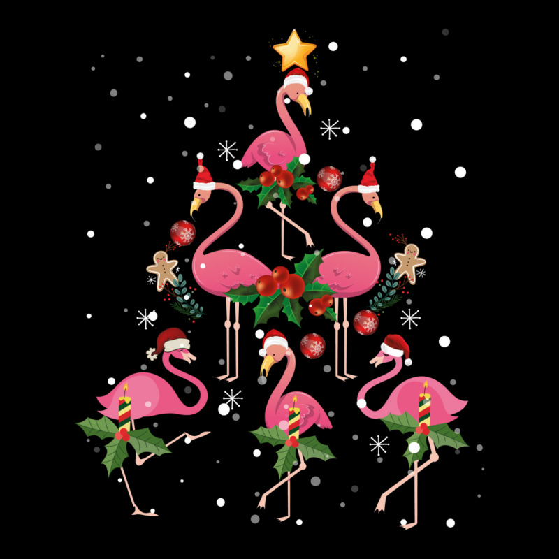 Christmas Flamingo   Flamingo's Christmas Tree Men's 3/4 Sleeve Pajama Set | Artistshot