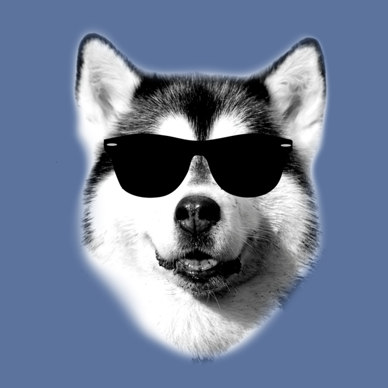 Cool Siberian Husky With Sunglasses Lightweight Hoodie by dinsenoxilasi | Artistshot