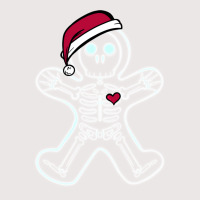 Christmas Gingerbread Man X Ray Cookie Skeleton Wearing A Santa Hat Pocket T-shirt | Artistshot