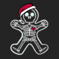 Christmas Gingerbread Man X Ray Cookie Skeleton Wearing A Santa Hat 3/4 Sleeve Shirt | Artistshot